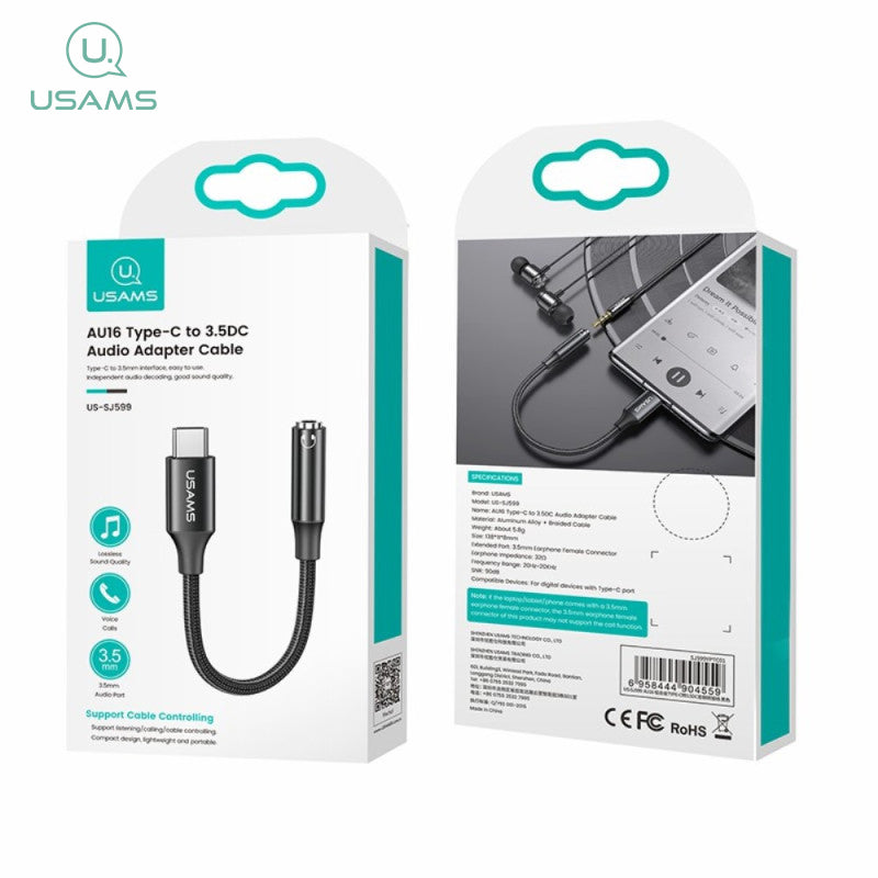 Adaptador Audio Tipo C A 3.5 mm