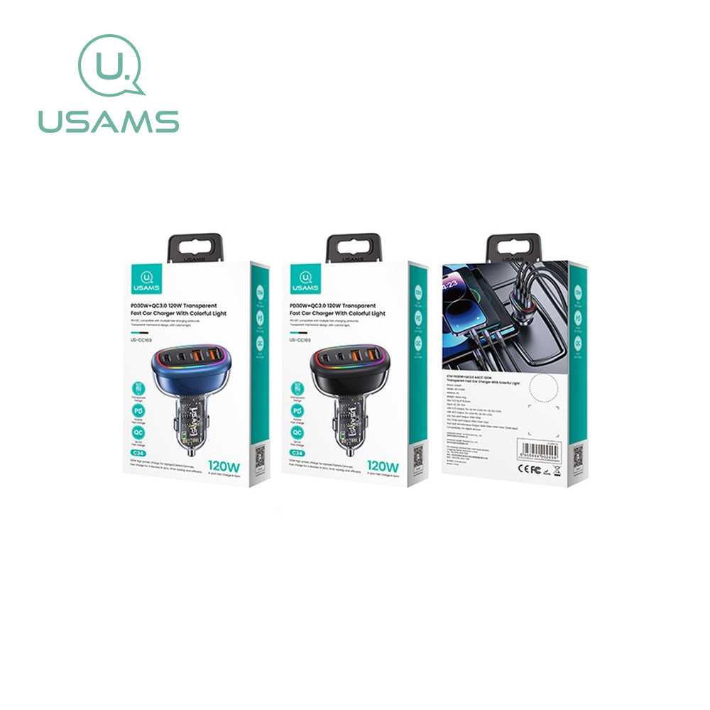 Adaptador Carro PD30W+120W