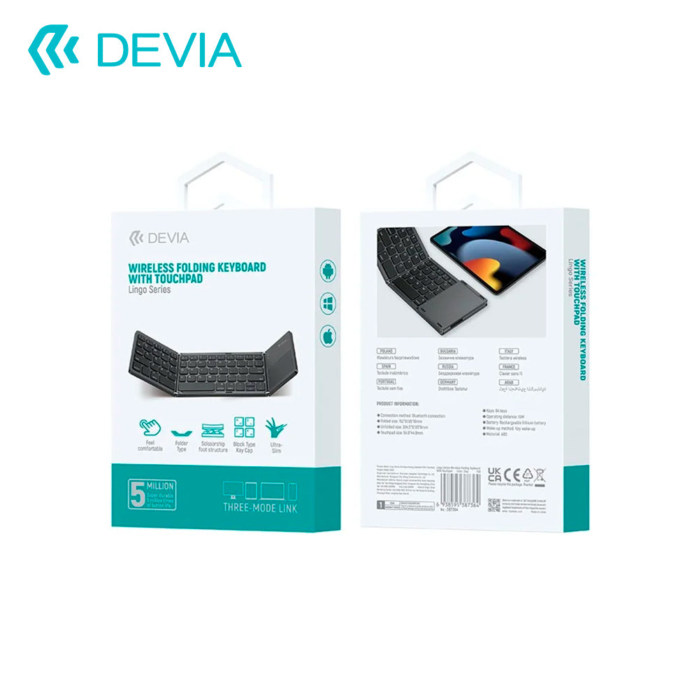 Teclado Plegable Con Bluetooth