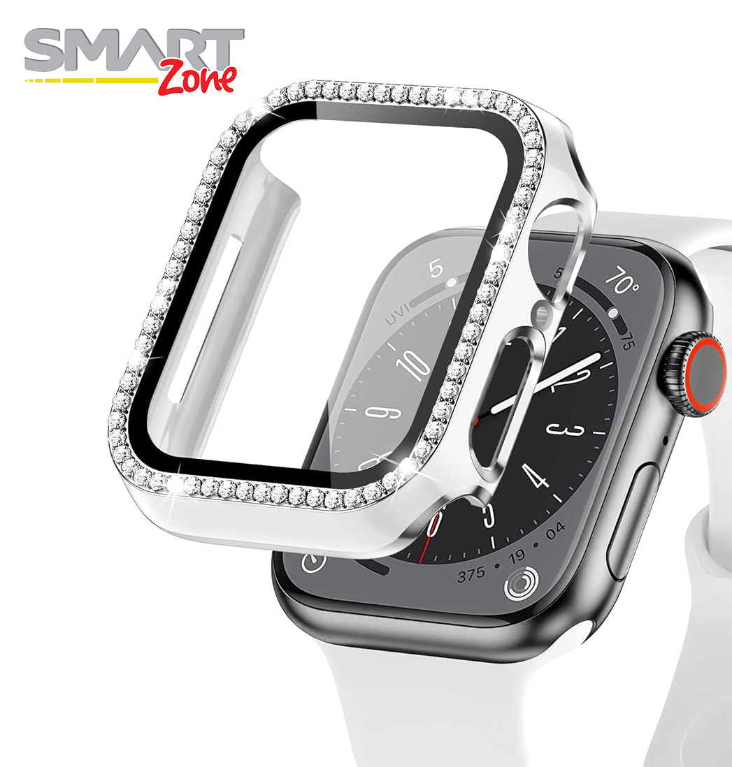 Bumper Transparente Con Borde De Diamante