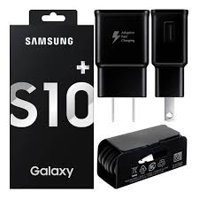 Cargador De Casa Samsung Tipo C Caja Negra S10