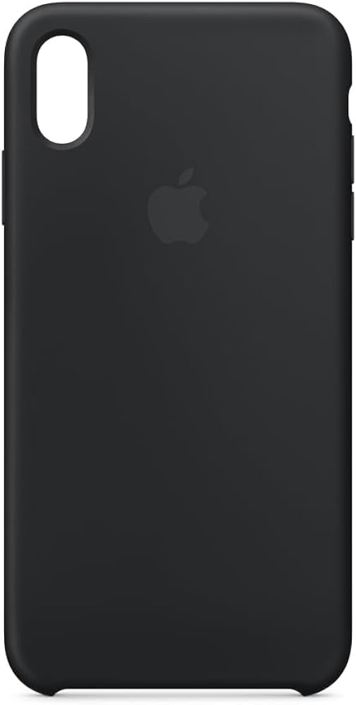 Estuche Silicone iphone Xs Max Negro