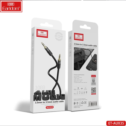 Cable Auxiliar Earldom Audio 3.5mm