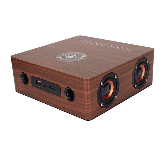 Parlante Bluetooth Retro con carga Inalambrica