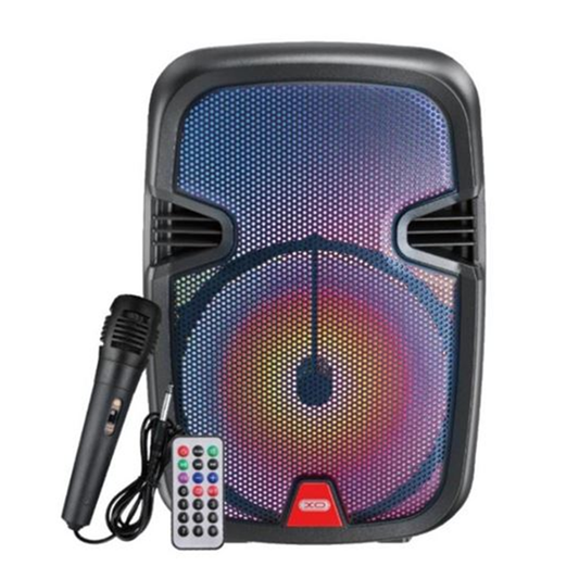 Parlante Bluetooth RGB XO con control y microfono con cable F51