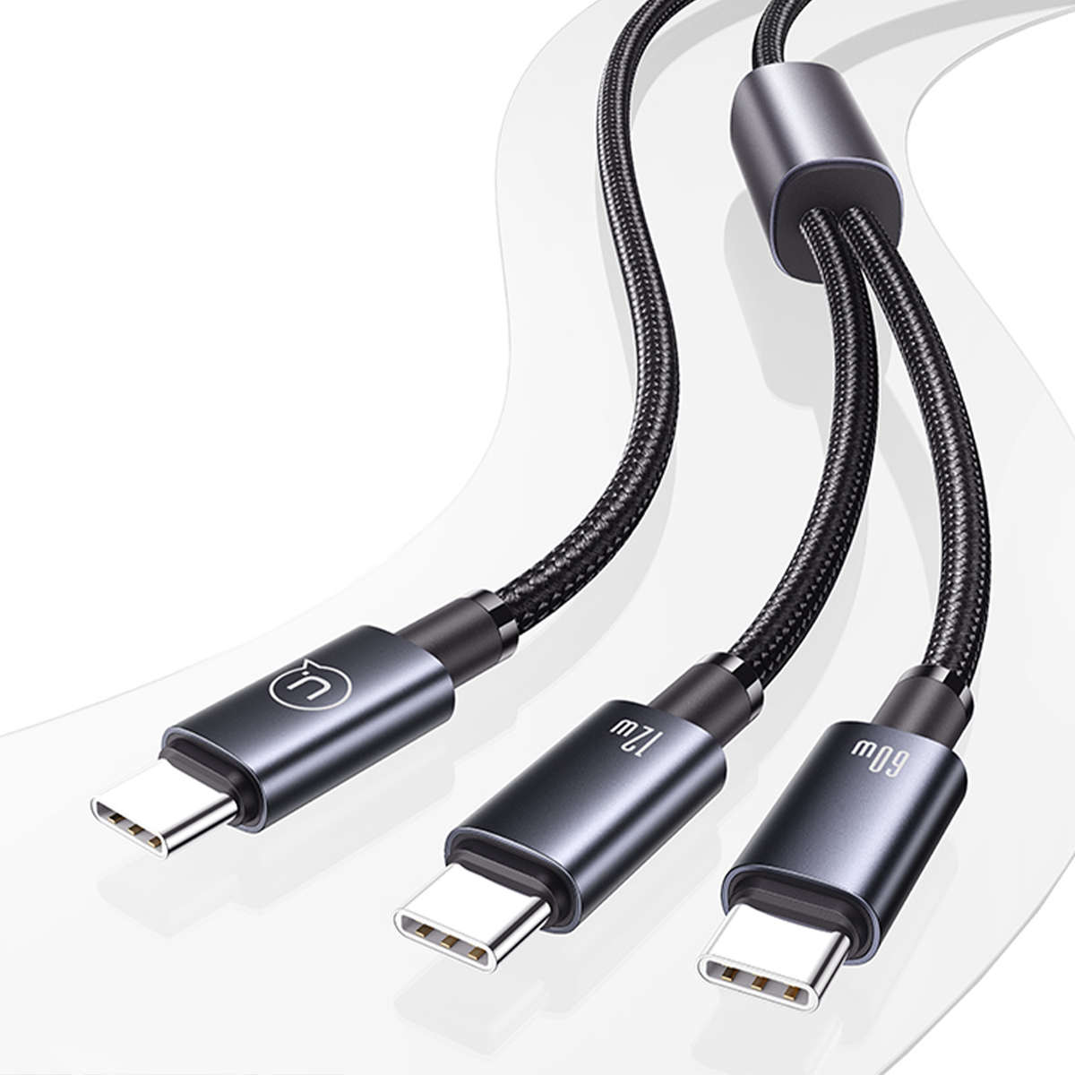 Cable Usams 2 en 1 1.2M 72W Tipo C SJ-740