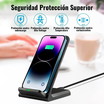 Soporte y cargador inalámbrico de escritorio Earldom ET-WC66