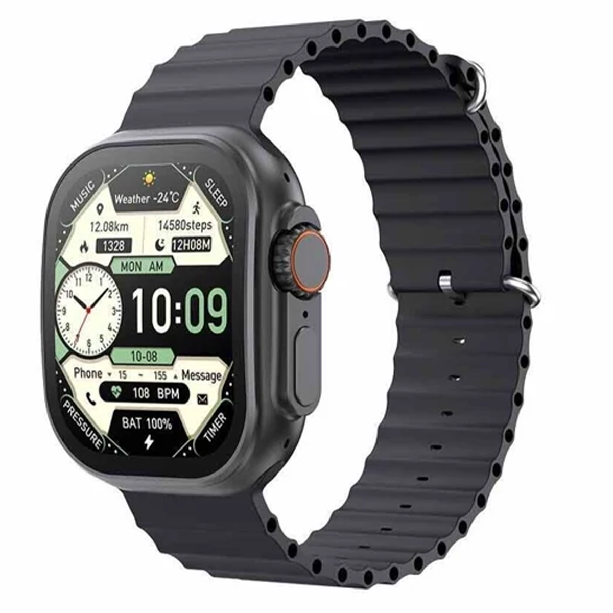 Reloj Inteligente Pantalla curva XO-M11 Ultra Negro