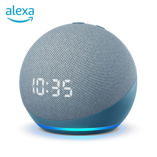 Parlante Inteligente Amazon Alexa Echo Dot 4ta Generación Con Reloj