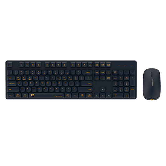 Teclado Inalámbrico con Mouse Azul EK633T