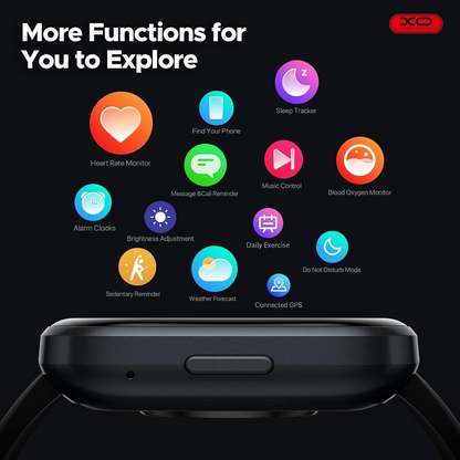 Reloj Inteligente Deportivo XO-J10 Amoled Gris