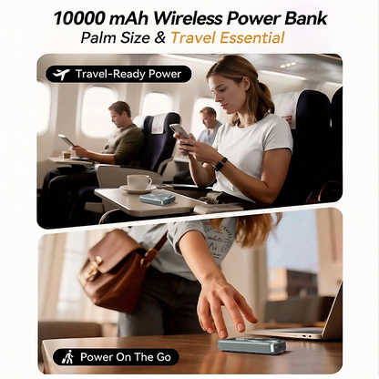 Bateria Externa Magsafe con Cables 10000mAh PD15W Gris CX-2
