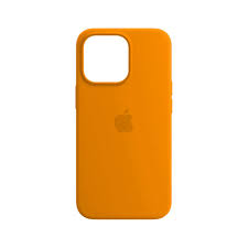 Estuche Silicone Naranja Iphone 13 Pro