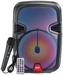 Parlante Bluetooth RGB XO con control y microfono con cable F51